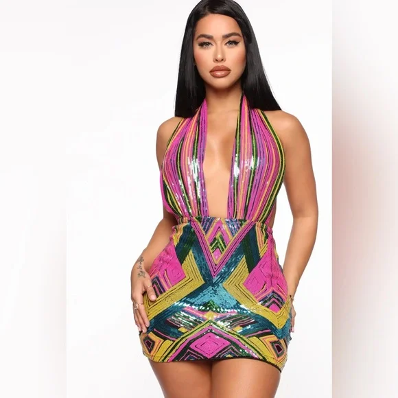 Fashion Nova | Dresses | Fashion Nova All Types Sequin Mini Dress | Poshmark Fashion Nova | Dresses | Fashion Nova All Types Sequin Mini Dress | Poshmark